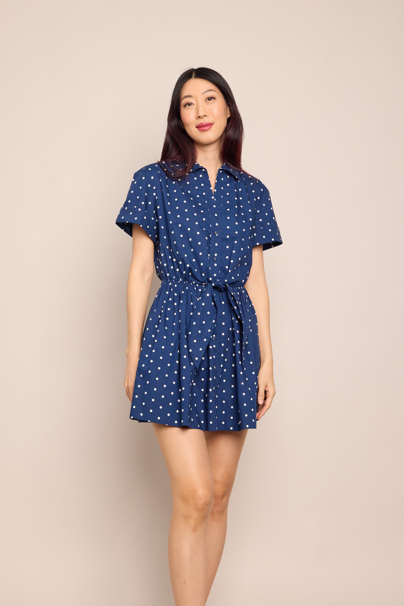 Cara Cara Asbury Mini Dress
Sell-Out Mini Shirt Dress Featuring A Self-Tie Waist outlook