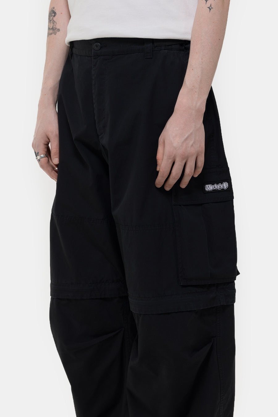 Intermission Cargo Pant in Black - 4