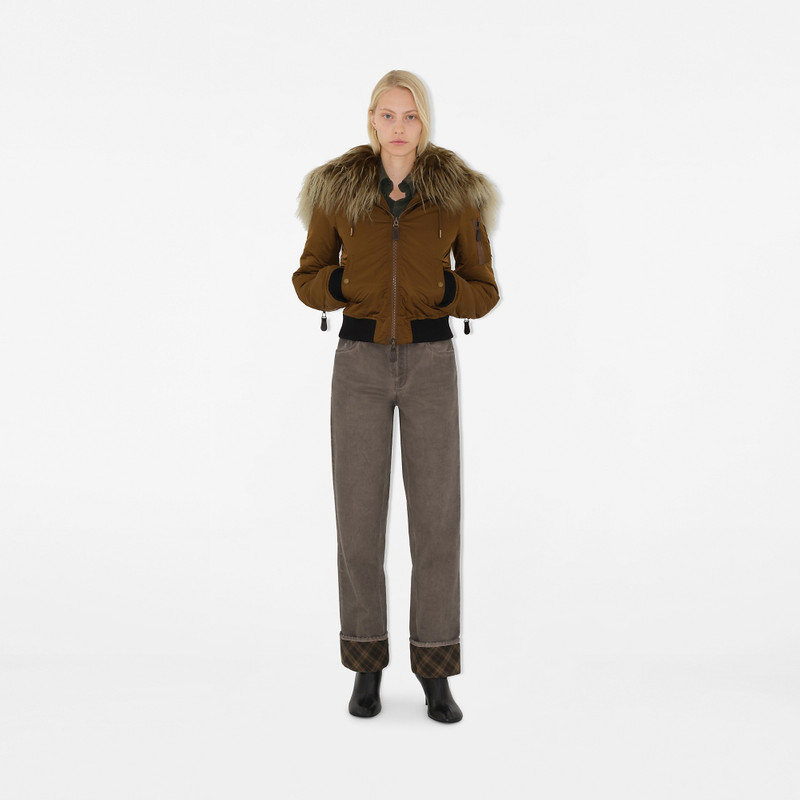 Burberry Nylon Blend Bomber Jacket outlook