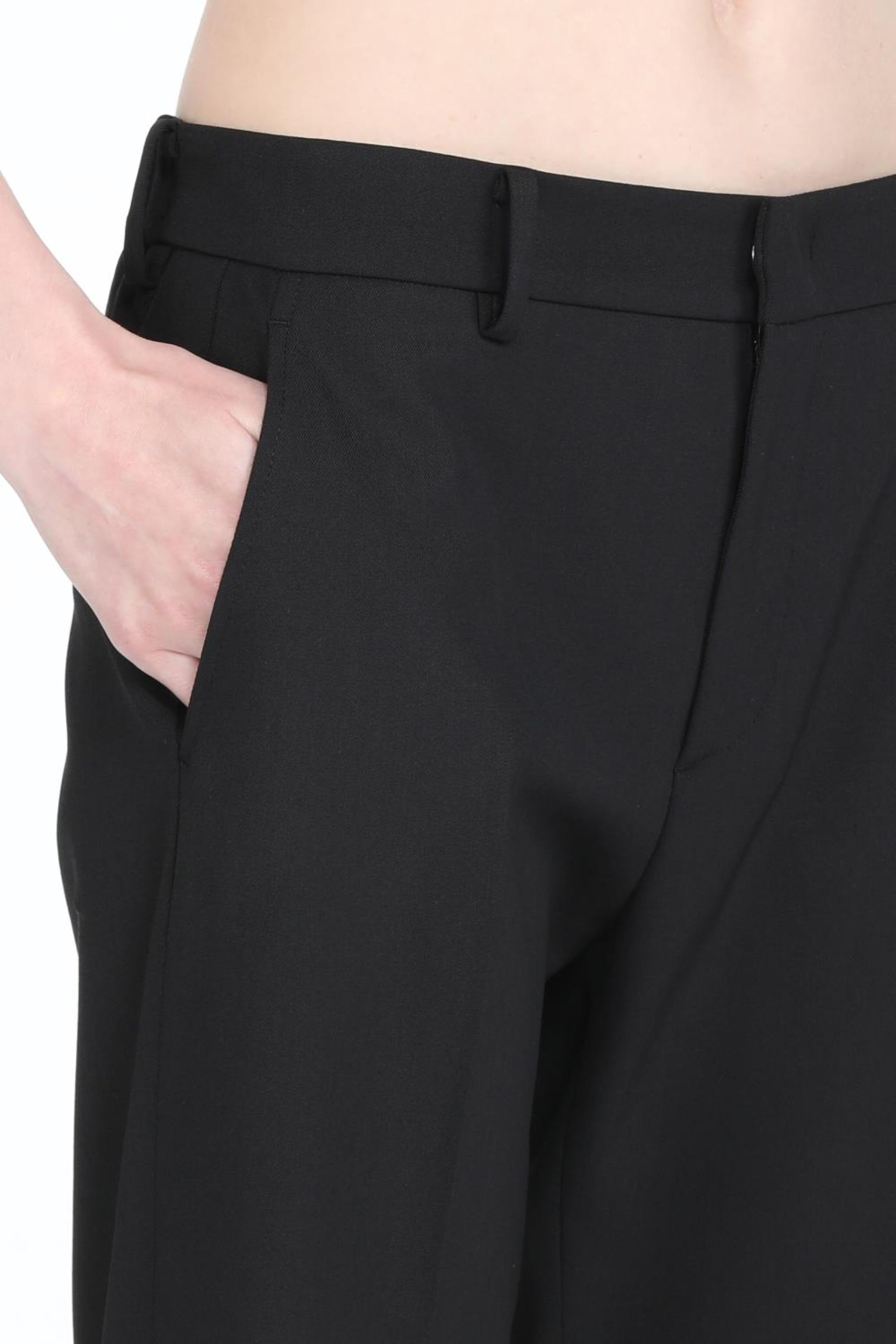CROPPED STRAIGHT-LEG PANTS - 5