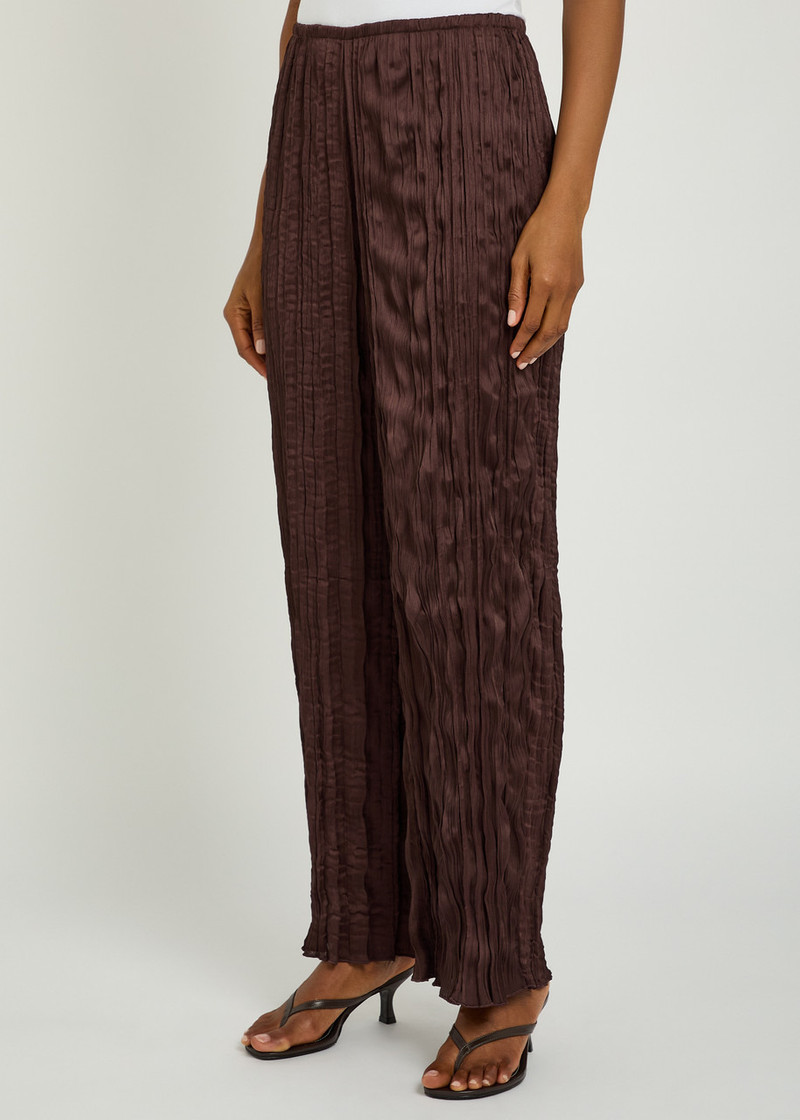 STAUD Staud Nami Plissé Trousers outlook