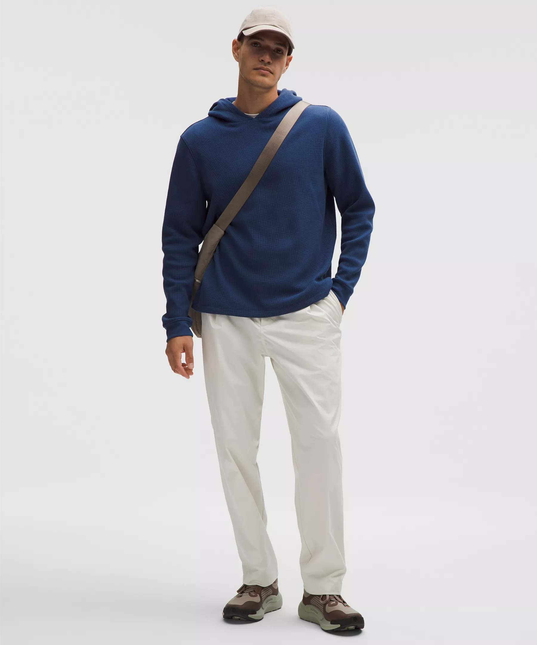 Cotton-Blend Waffle Knit Hoodie - 2