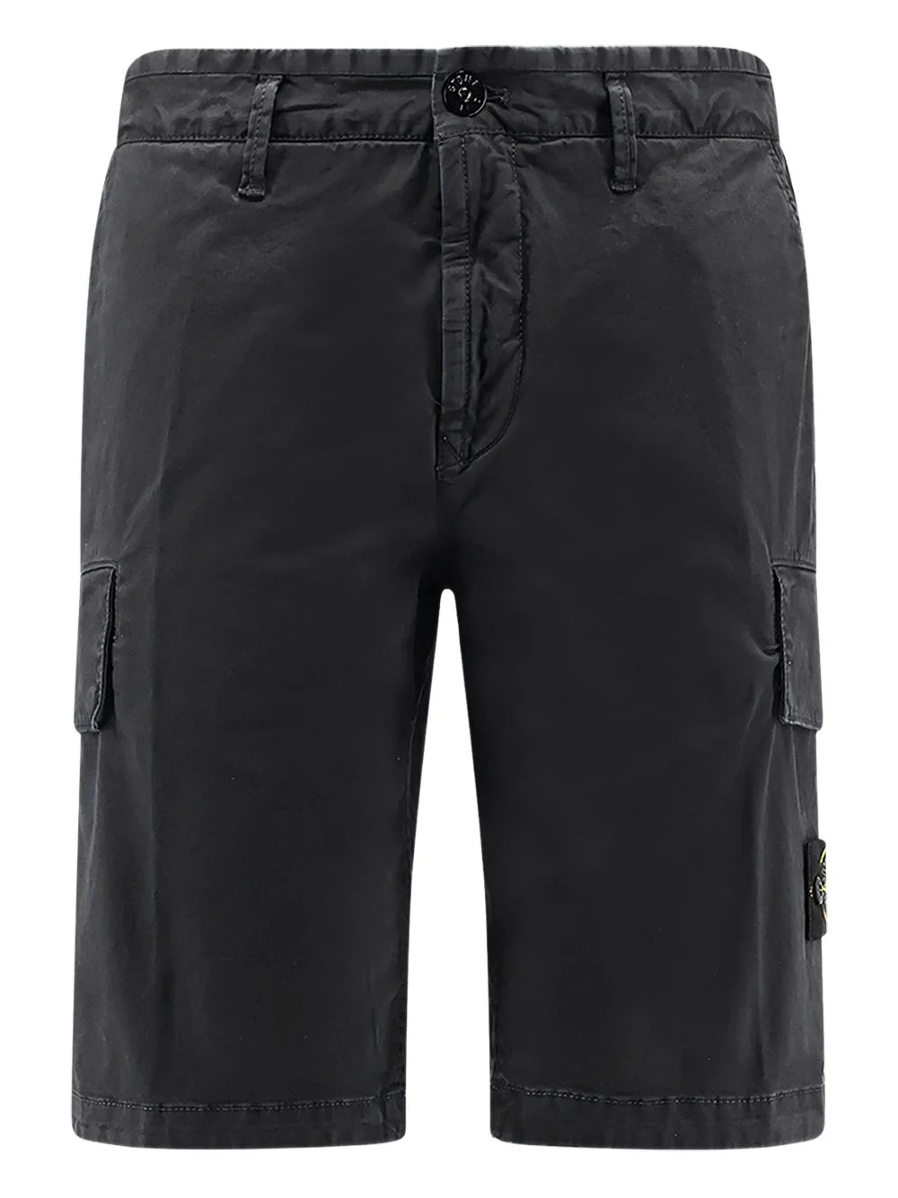 logo-patch cargo shorts - 1