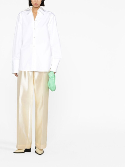 Jil Sander double-collar buttoned shirt outlook