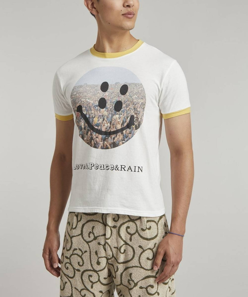 Kapital Love Peace and Rain Cotton T-shirt outlook