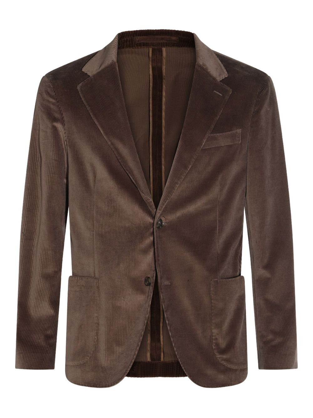 corduroy two-button suit - 1