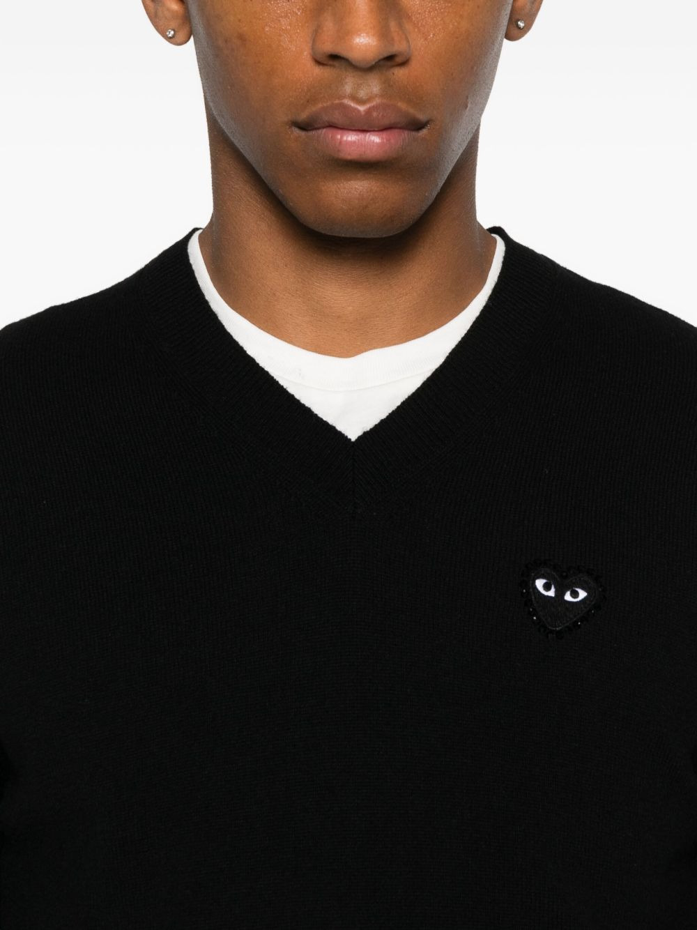 logo-patch sweater - 5