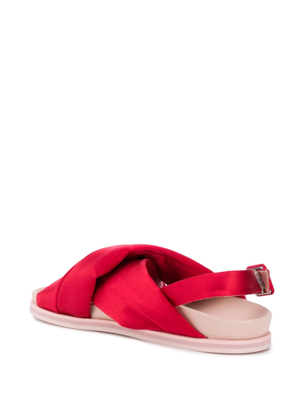 crossover-strap flat sandals - 3