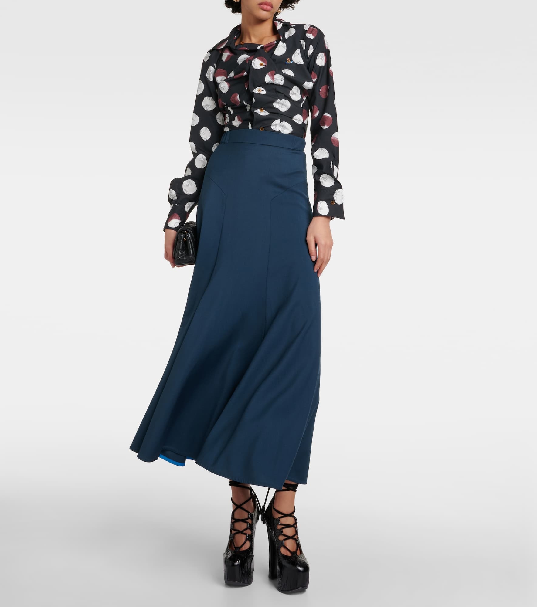 Gathered cotton poplin shirt - 2