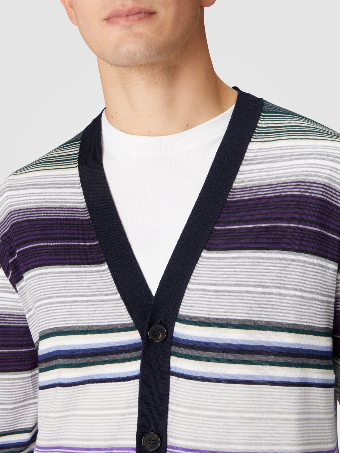 Button-up wool cardigan - 5