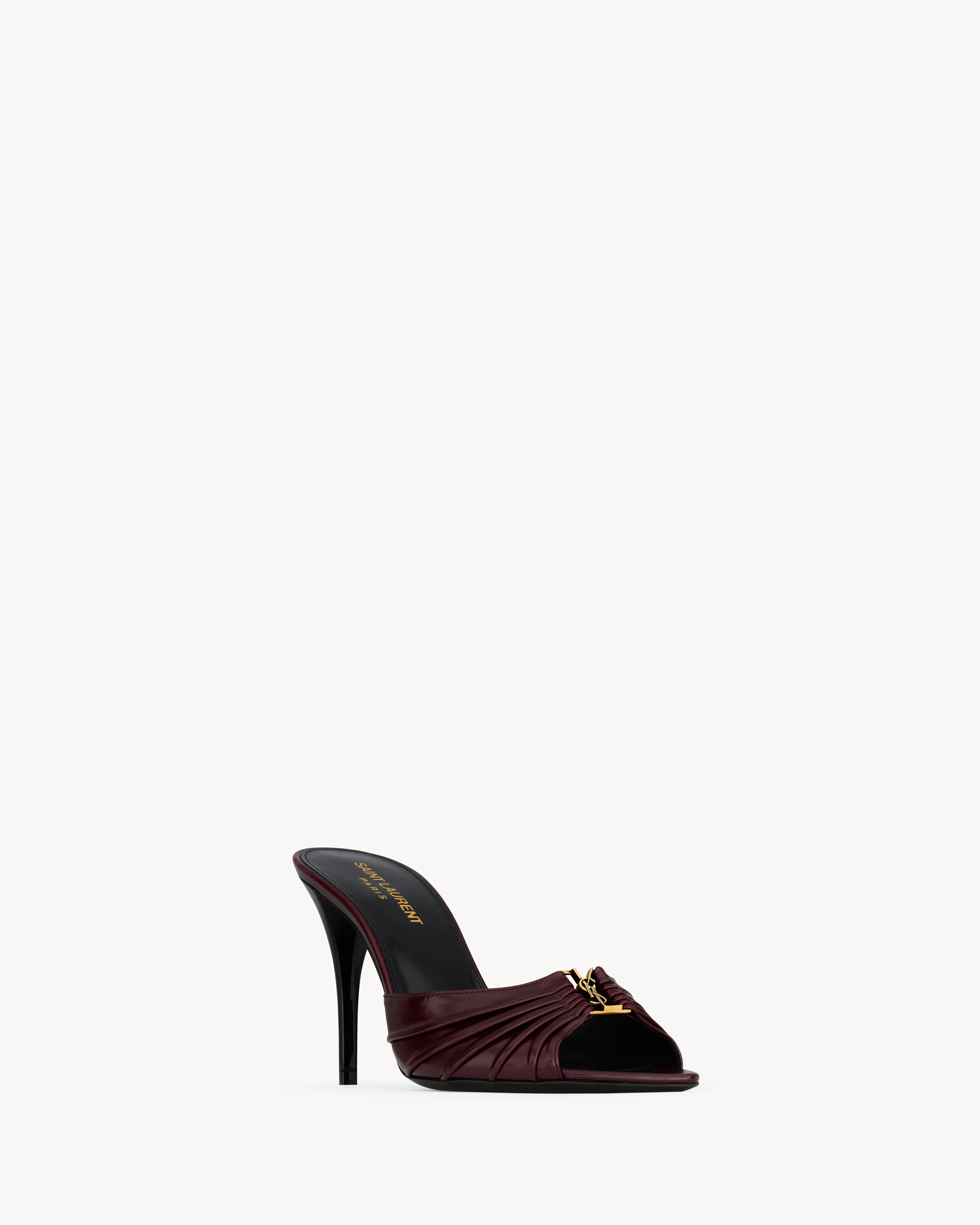 BABYLONE MULES IN SMOOTH LEATHER - 3