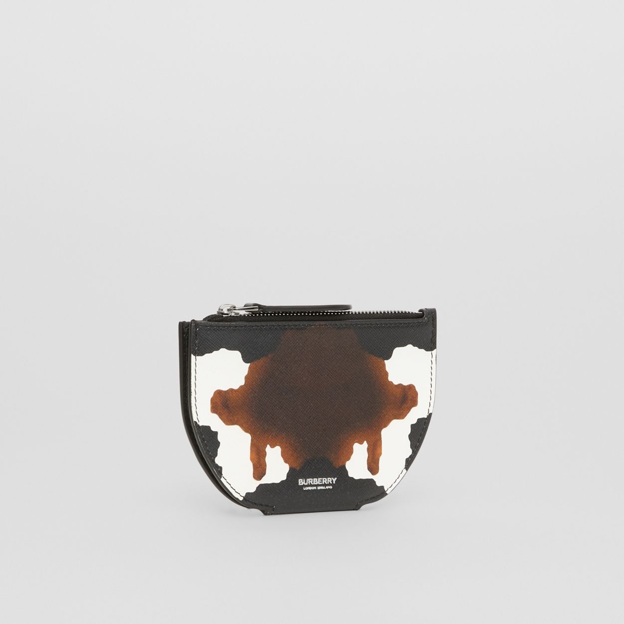 Camouflage Print Leather Olympia Card Case - 4