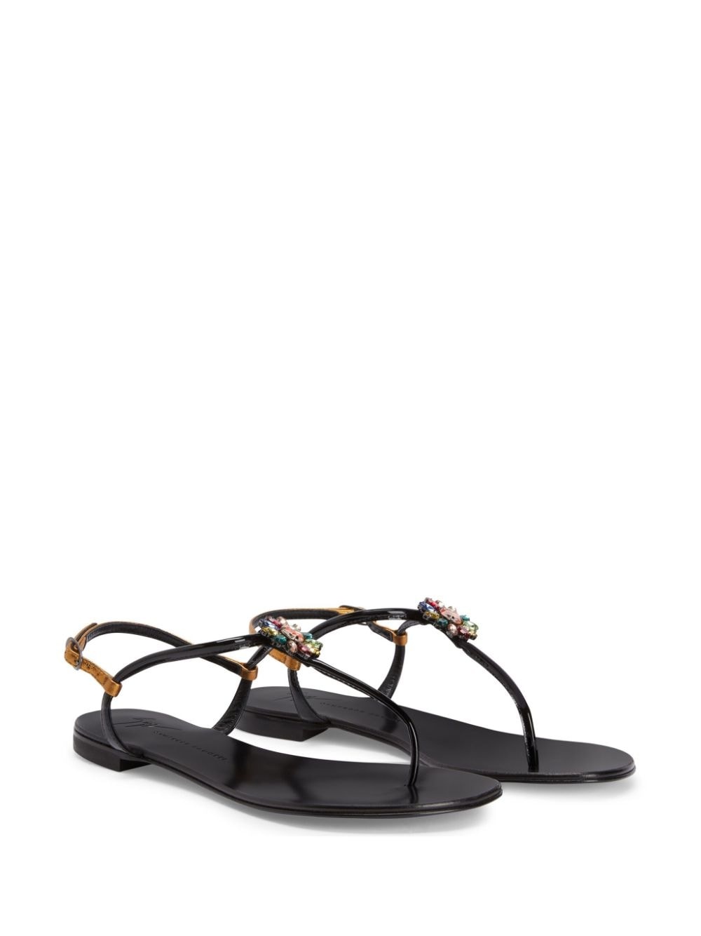Noussa floral-appliquÃ© sandals - 2