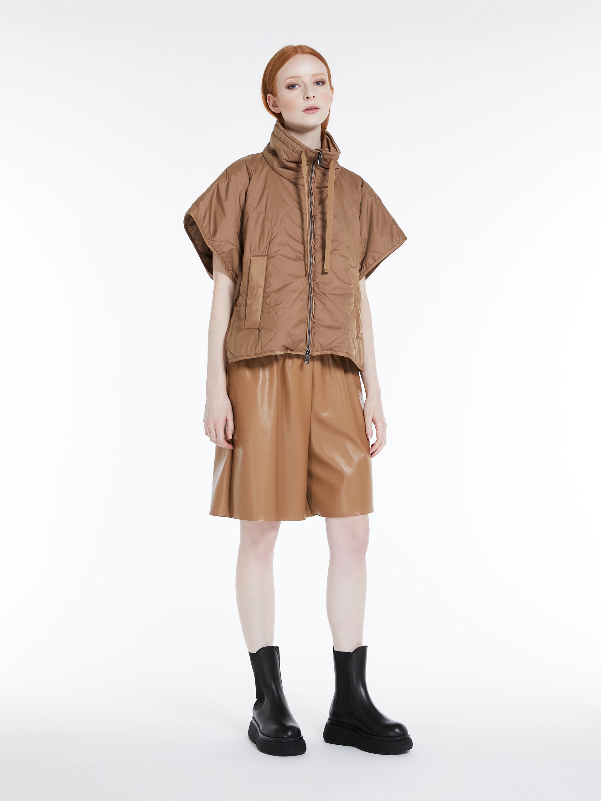 ADELCHI Cape in showerproof fabric - 2