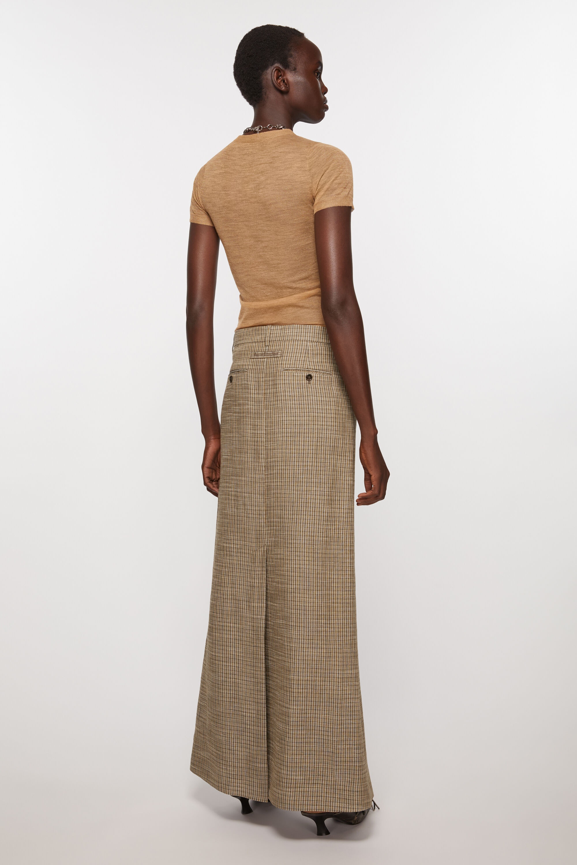 Tailored skirt - Multi brown - 4