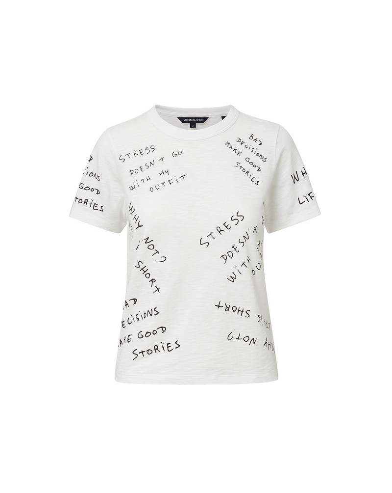 CARLA PRINTED CREWNECK T-SHIRT 1
