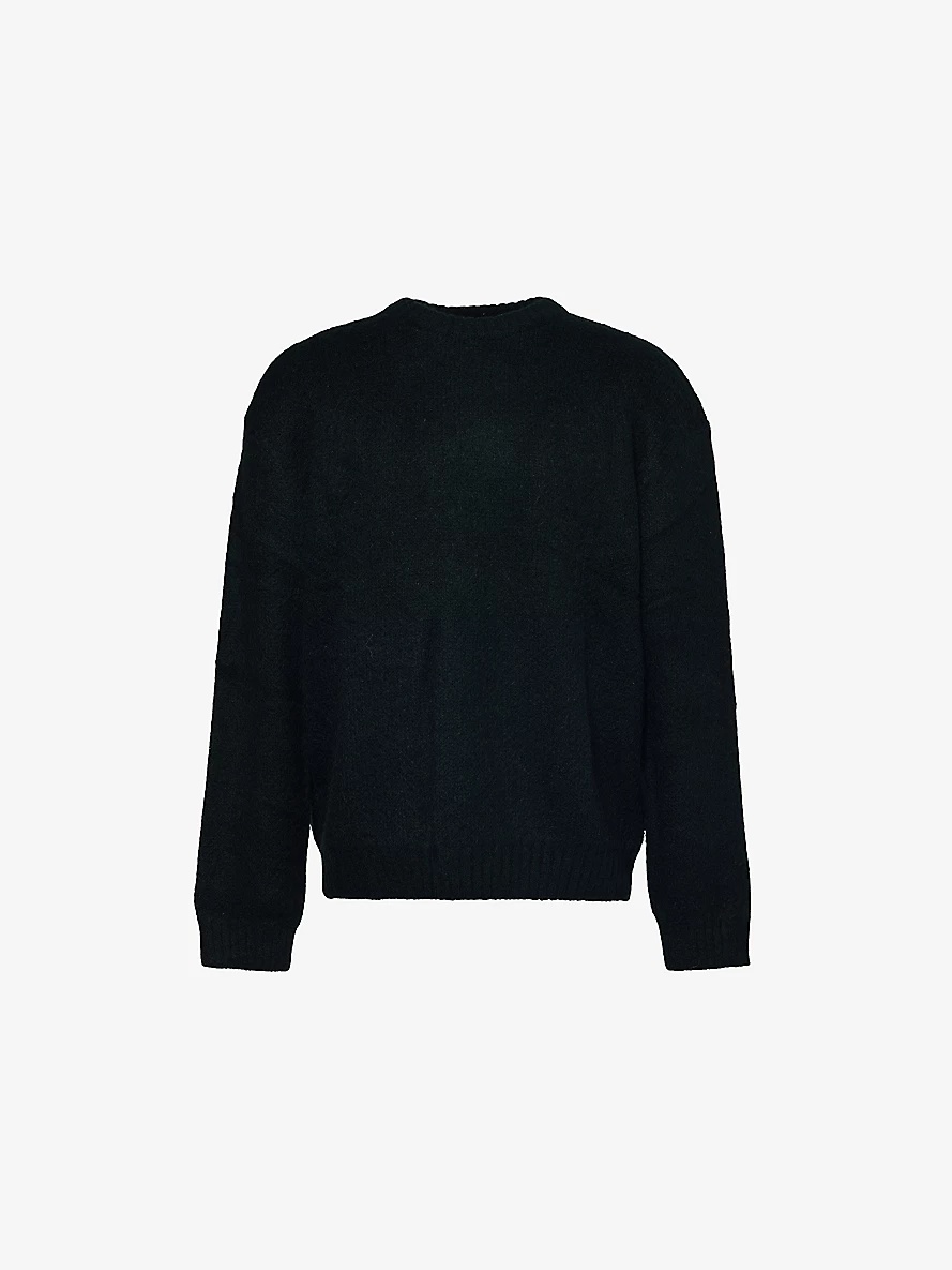 Merton crew-neck relaxed-fit knitted jumper - 1