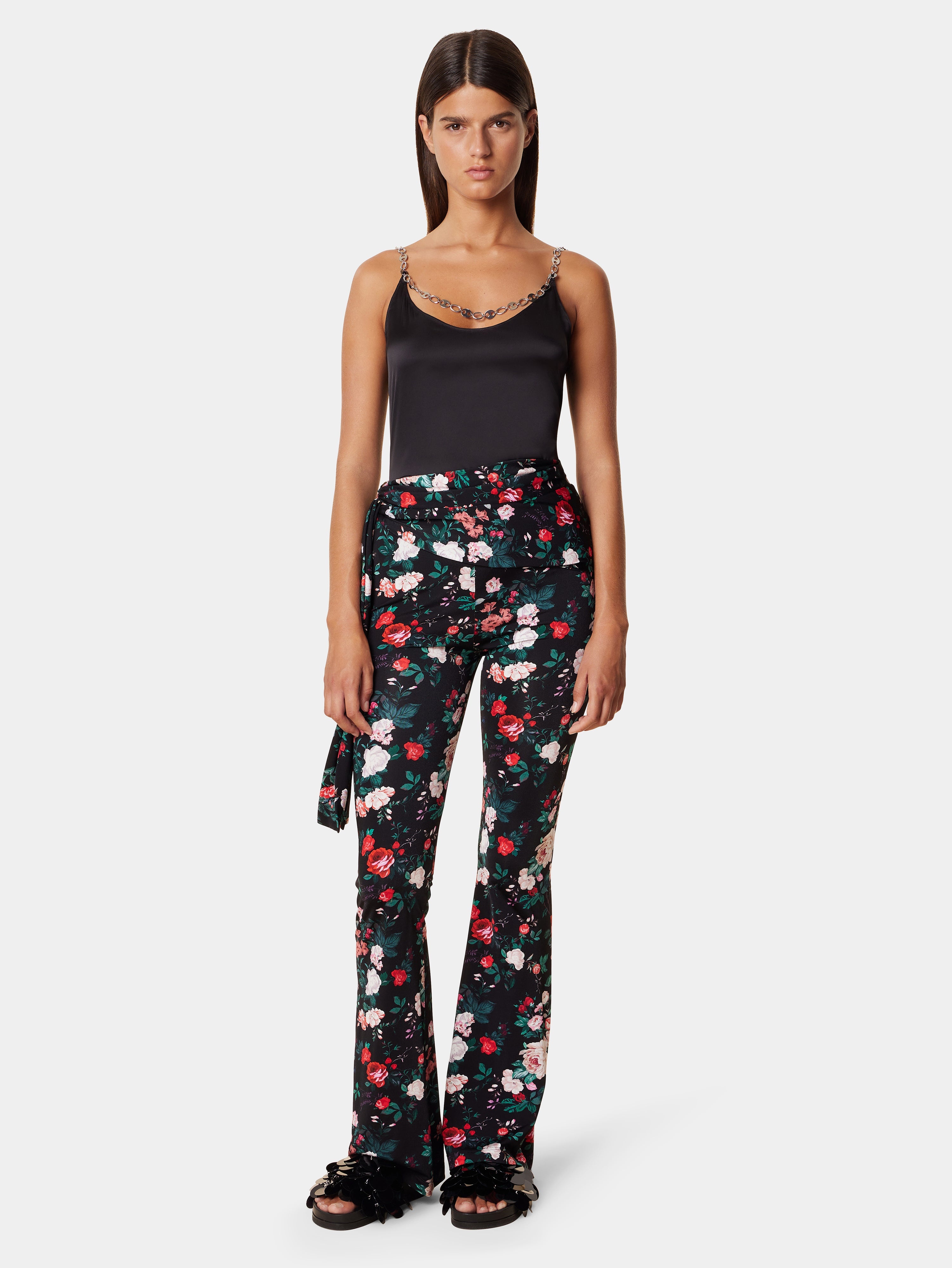 FLORAL PRINTED PANTS - 1