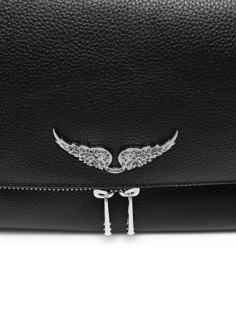 chain-strap leather shoulder bag 4