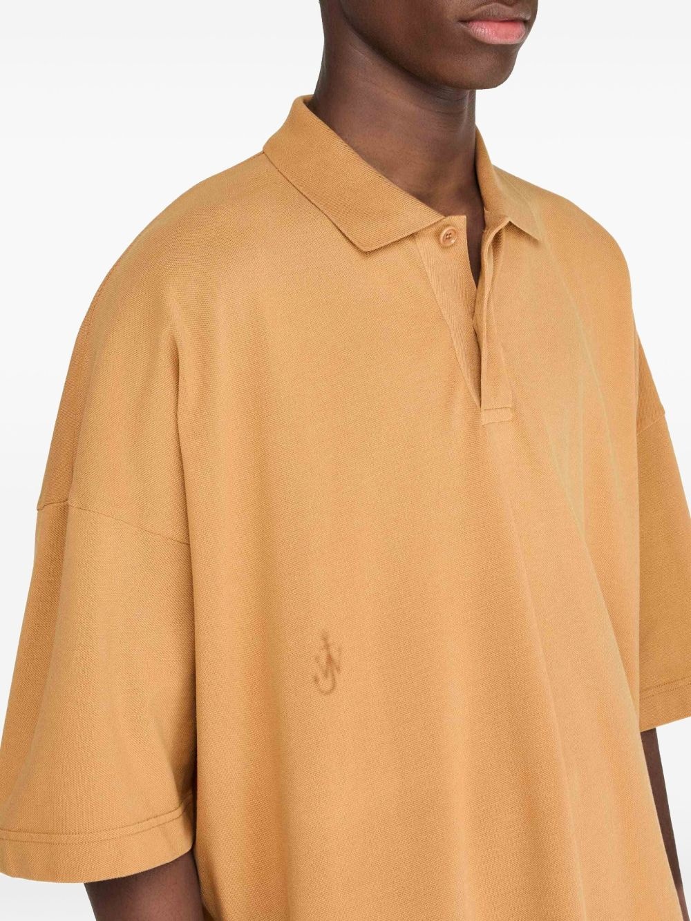 anchor-print polo shirt - 4