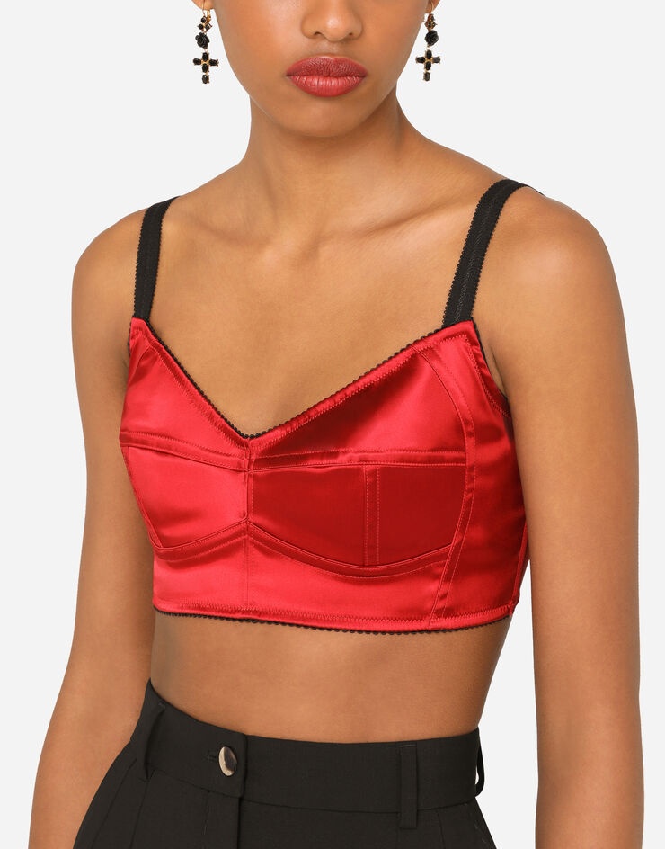 Bustier top with sweetheart neckline - 4