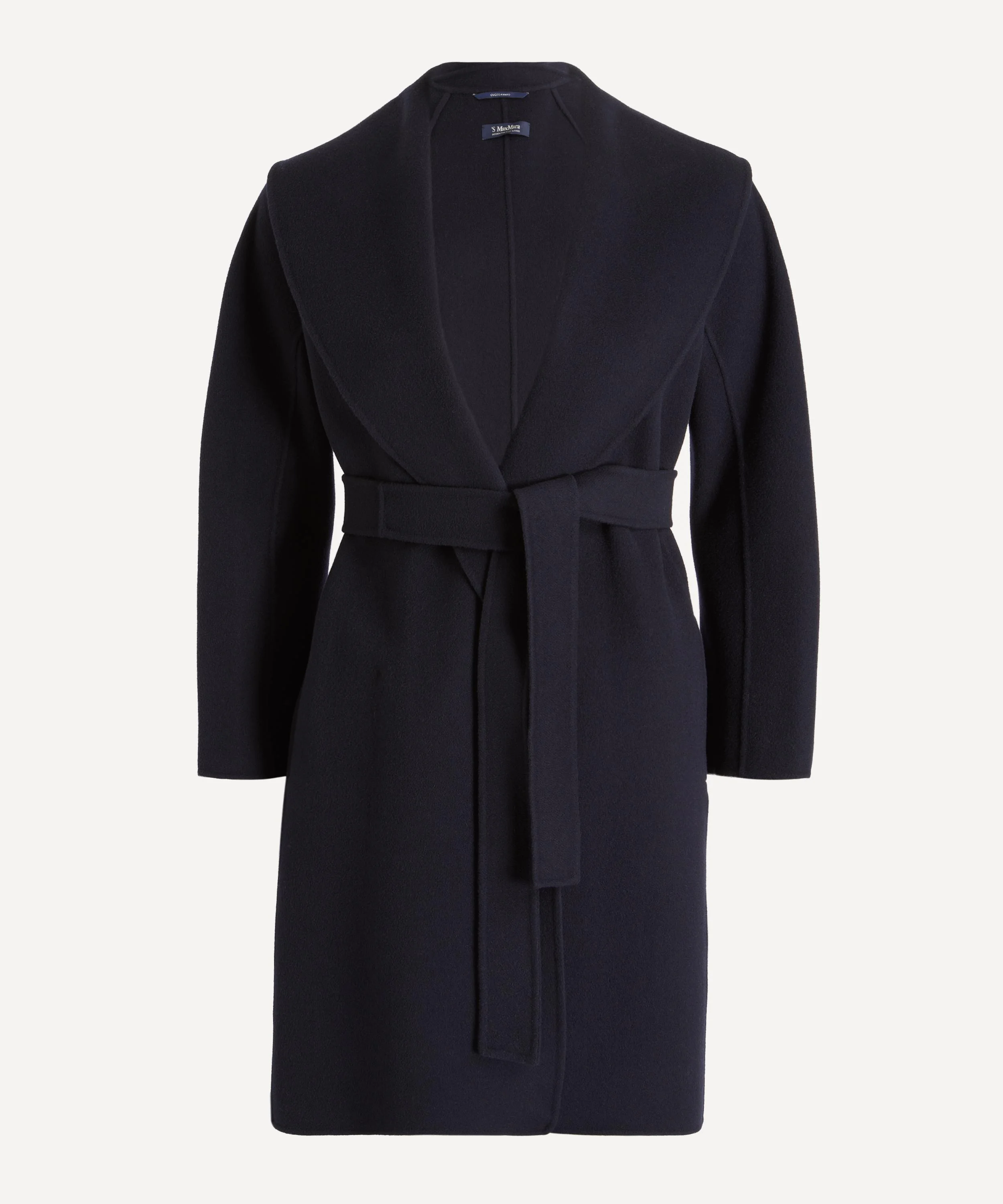 Messi Double-Faced Wool Robe Coat - 1