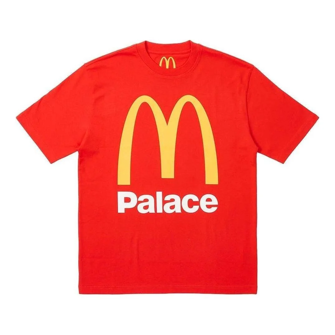 Palace x McDonald's Logo T-shirt 'Red' P25TS339 - 1