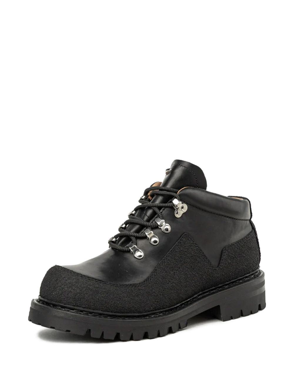 leather lace-up boots - 2