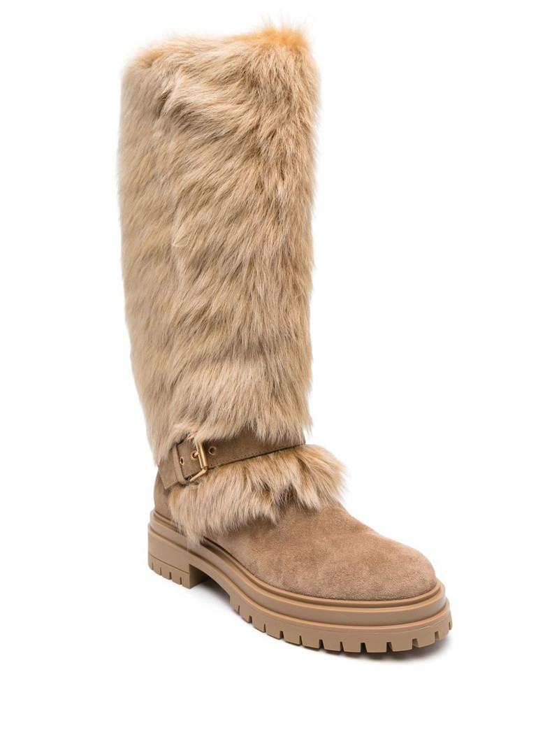 Gianvito Rossi panelled-design boots outlook