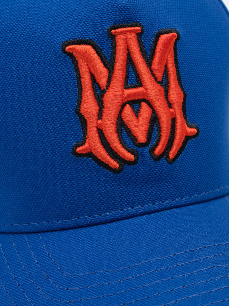 XO FULL CANVAS HAT- BLUE/ORANGE 4