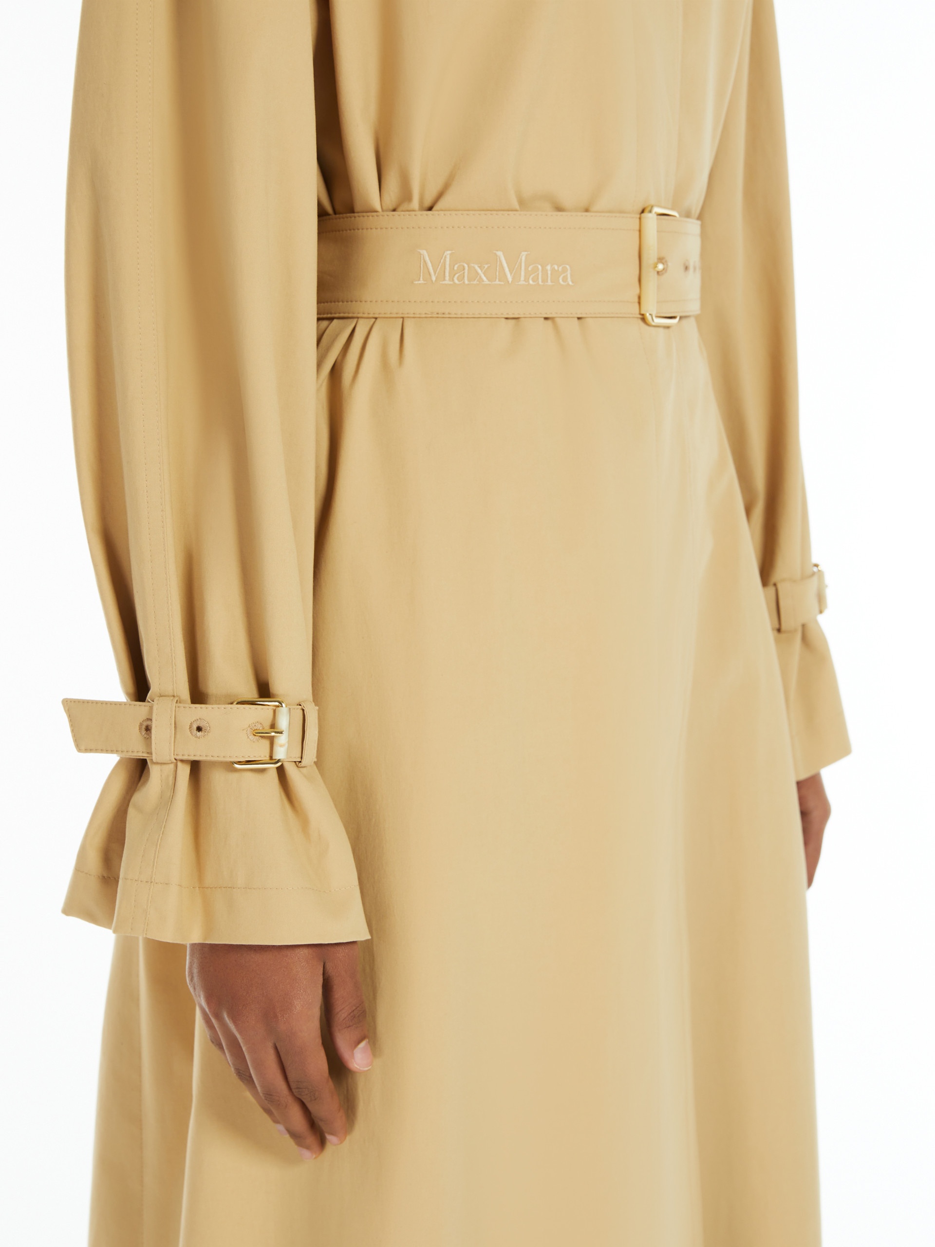 MEMO Oversized trench coat in water-repellent canvas - 5