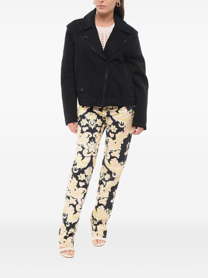 GIORGIO ARMANI removable-sleeves cotton jacket outlook