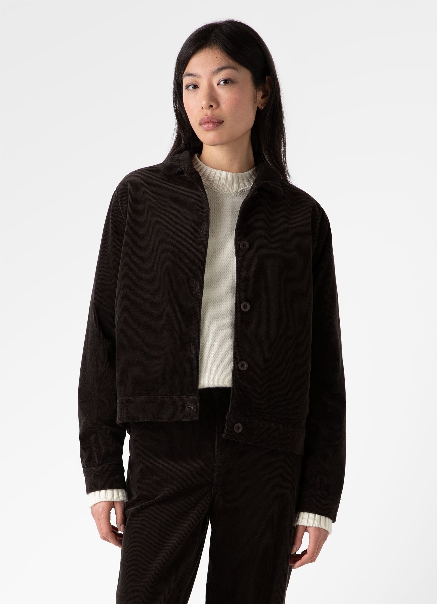 Corduroy Boxy Jacket - 1