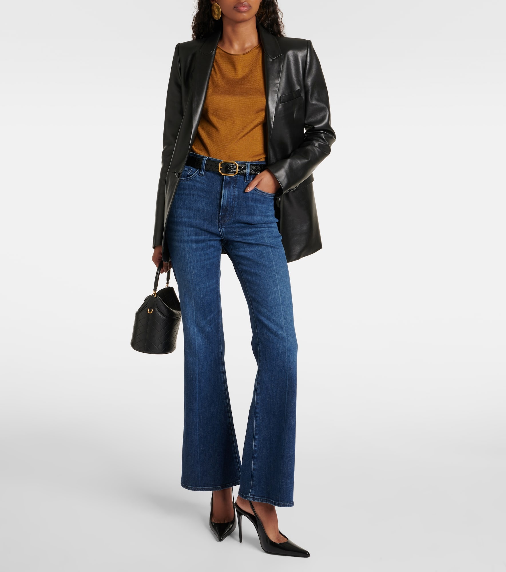 Le Easy Flare high-rise flared jeans - 2