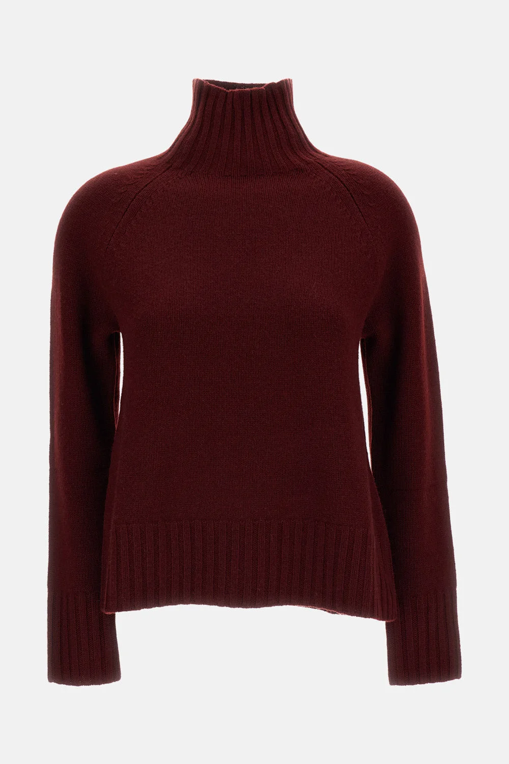 BOXY SWEATER KNIT IN WOOL AND CASHMERE - 1