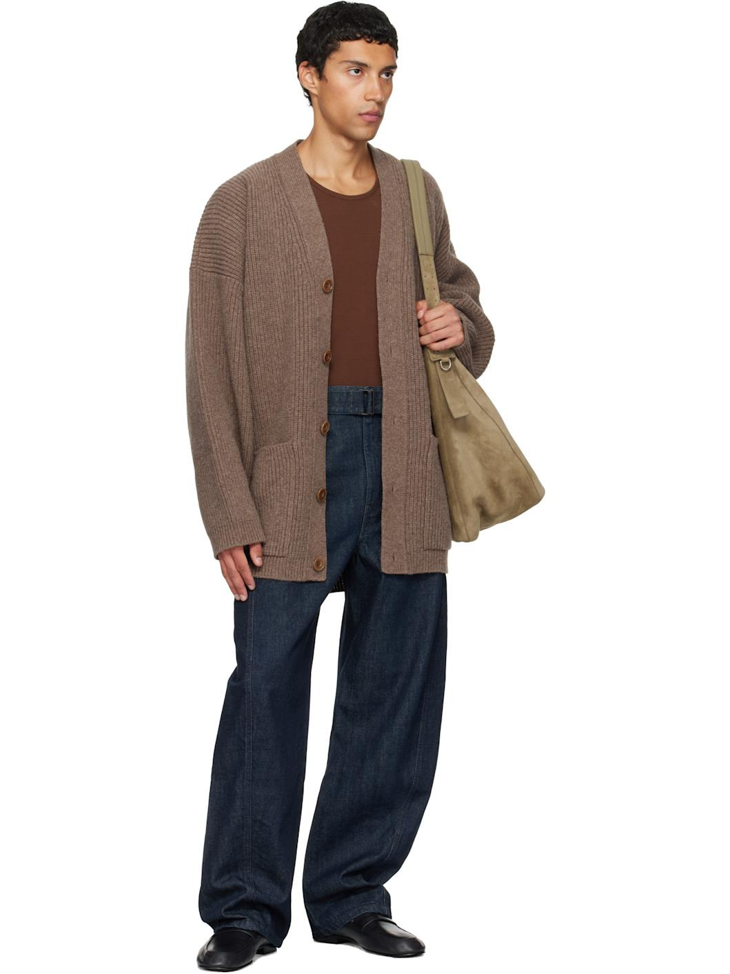 Brown Cardicoat Cardigan - 4
