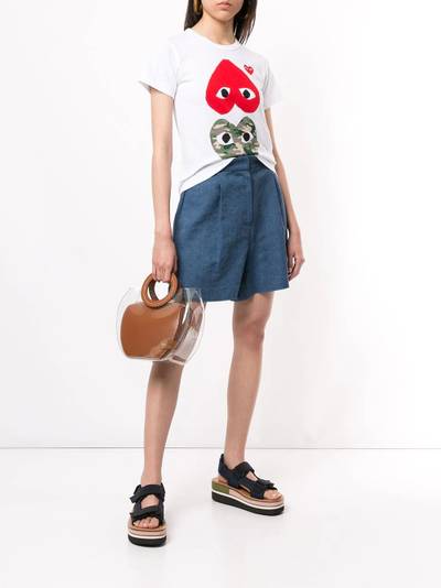 Comme des Garçons PLAY logo-print crew neck T-shirt outlook