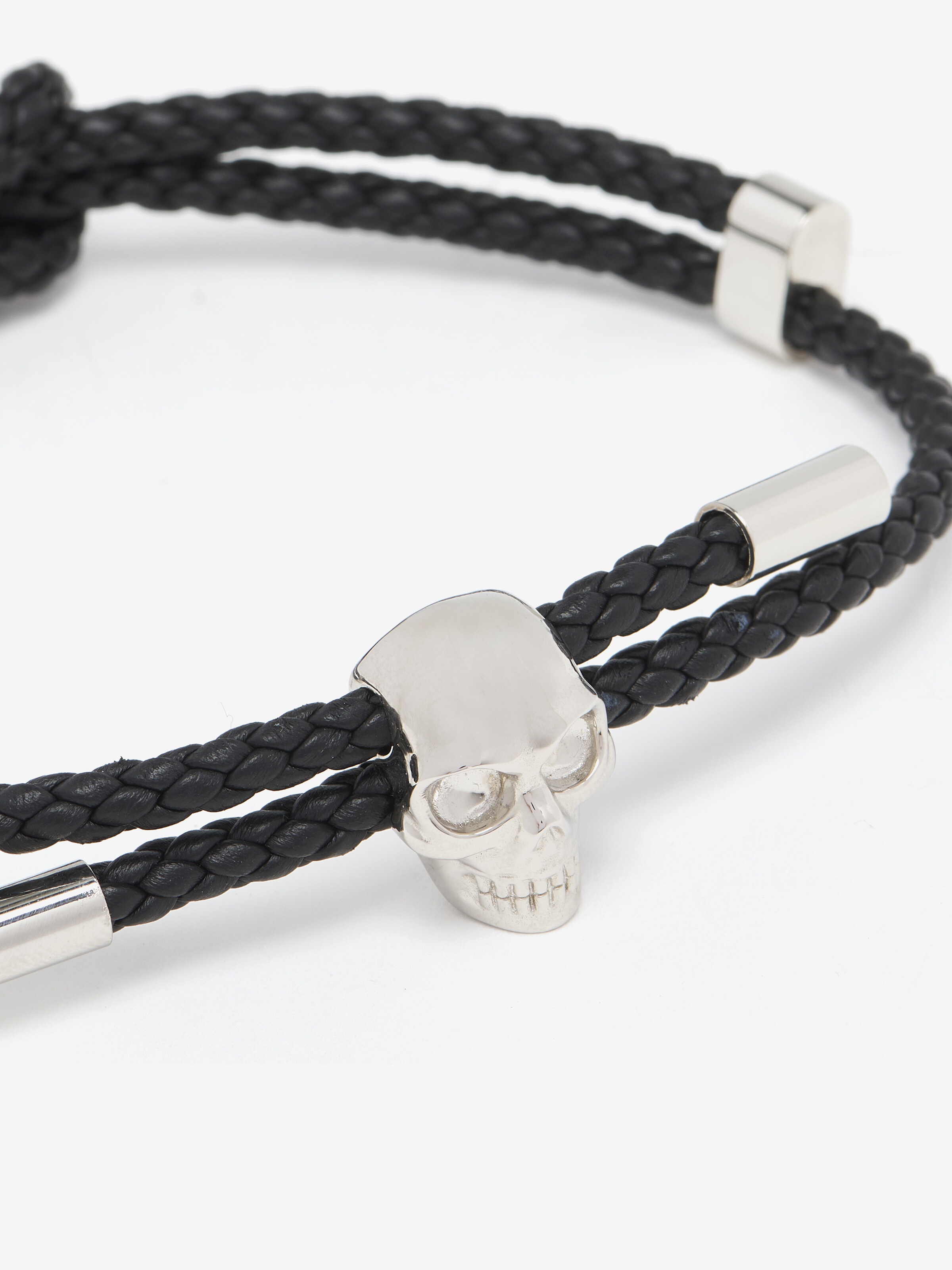 Skull Leather Bracelet - 3