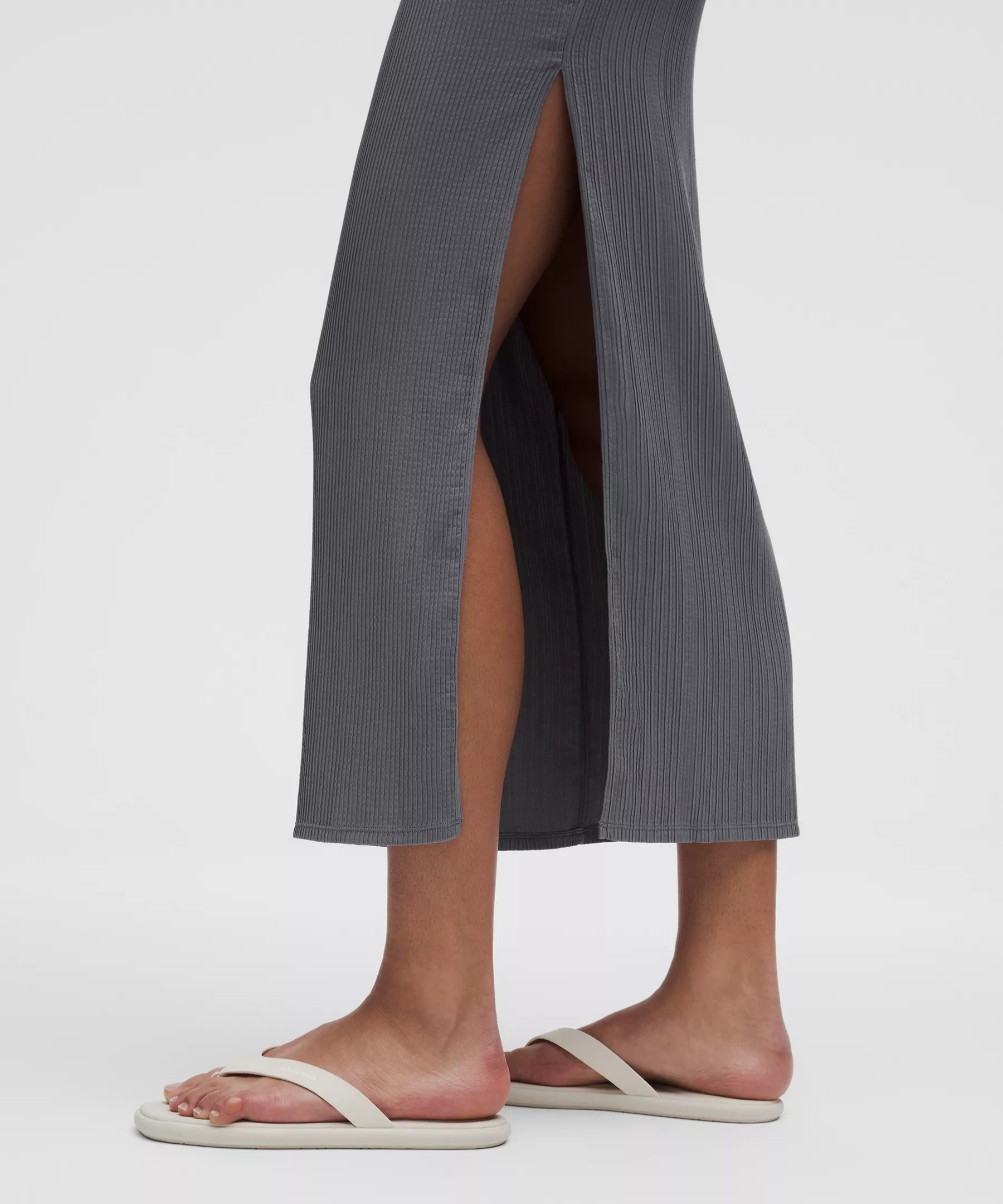 Sleeveless Pleated Stretch Maxi Dress - 4
