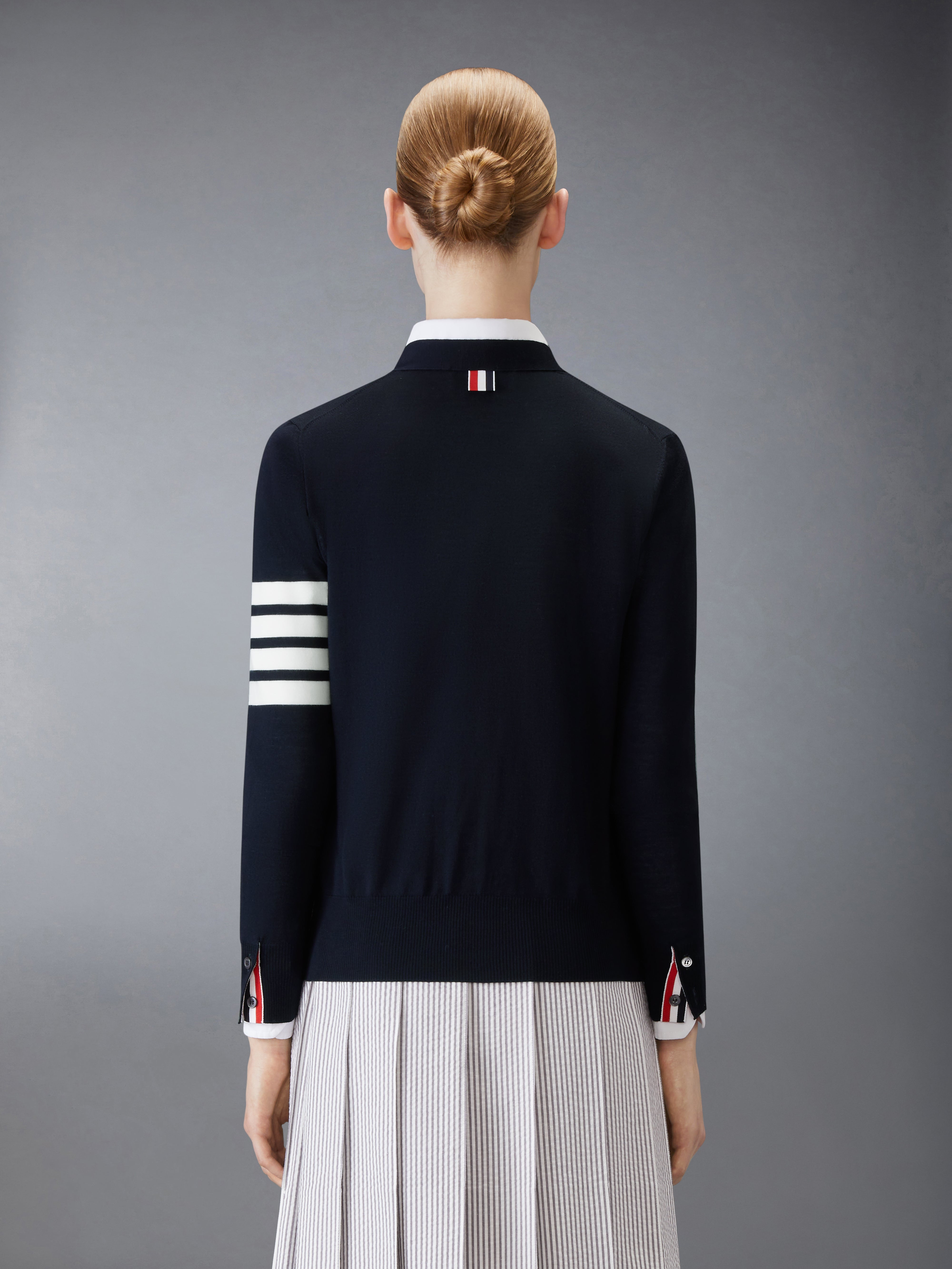 4-Bar merino wool cardigan - 3