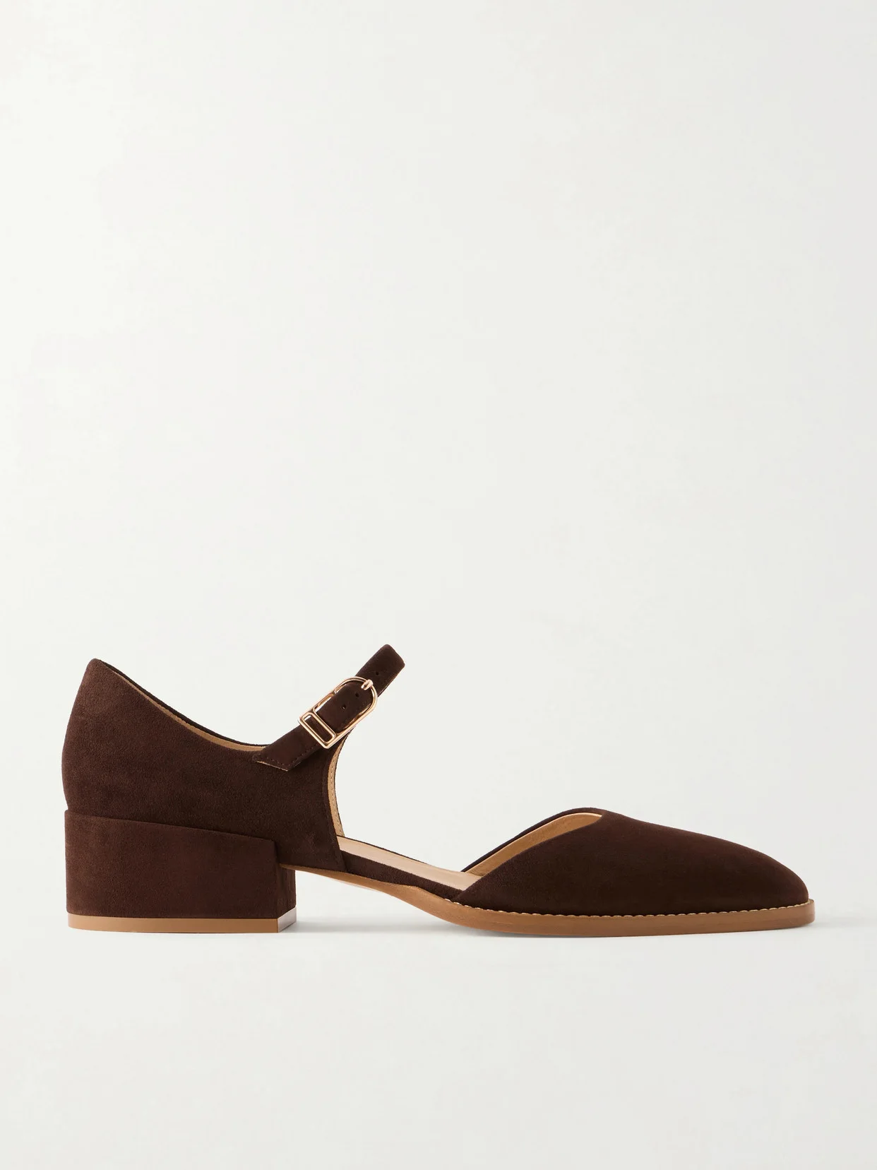 Riley Suede Mary Jane Flats - 1