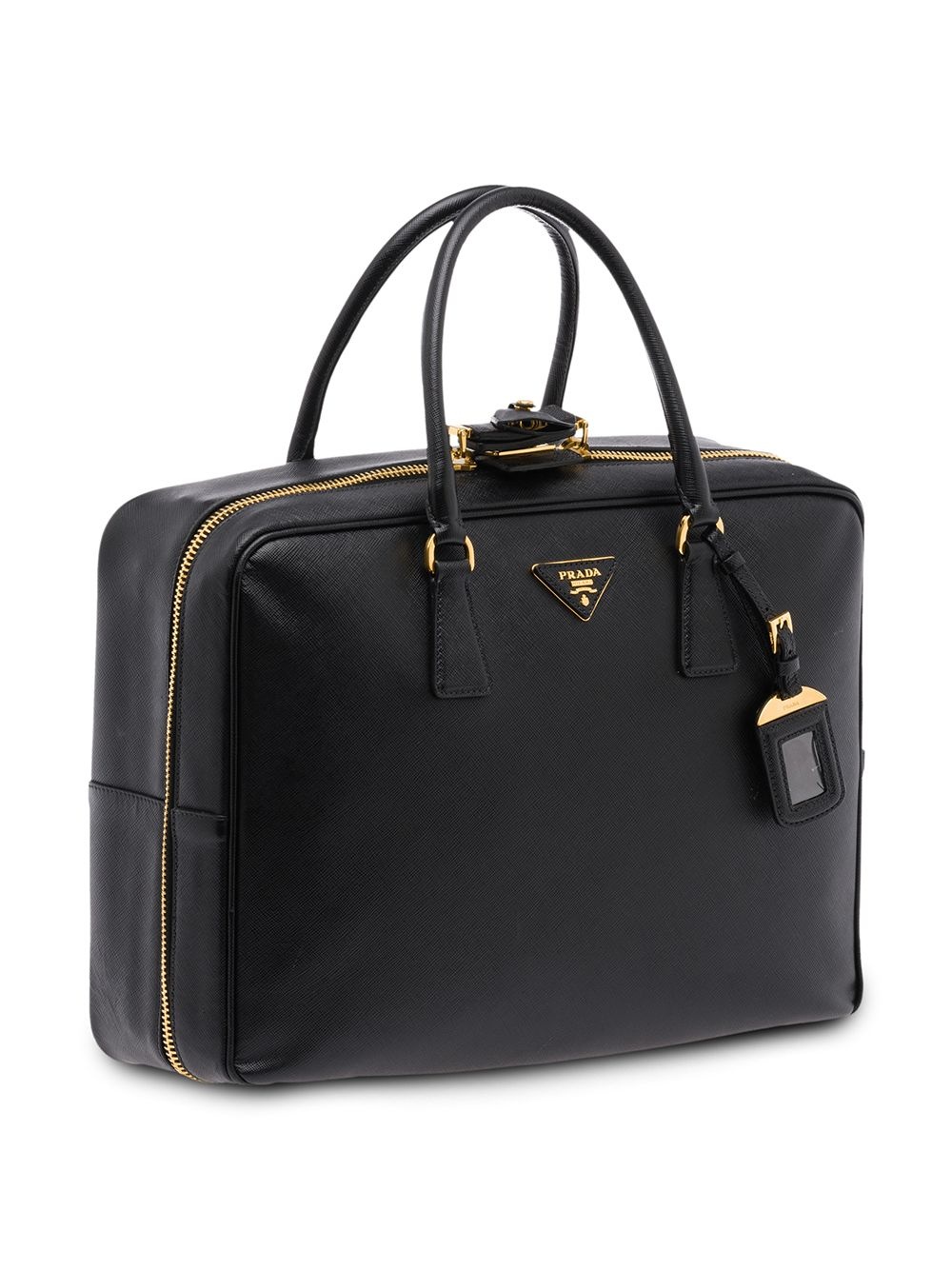 Saffiano logo suitcase - 2