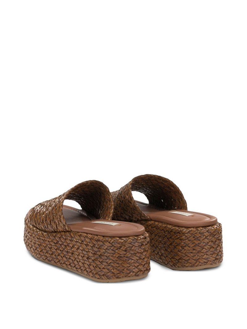 Suncity woven platform sandals 3