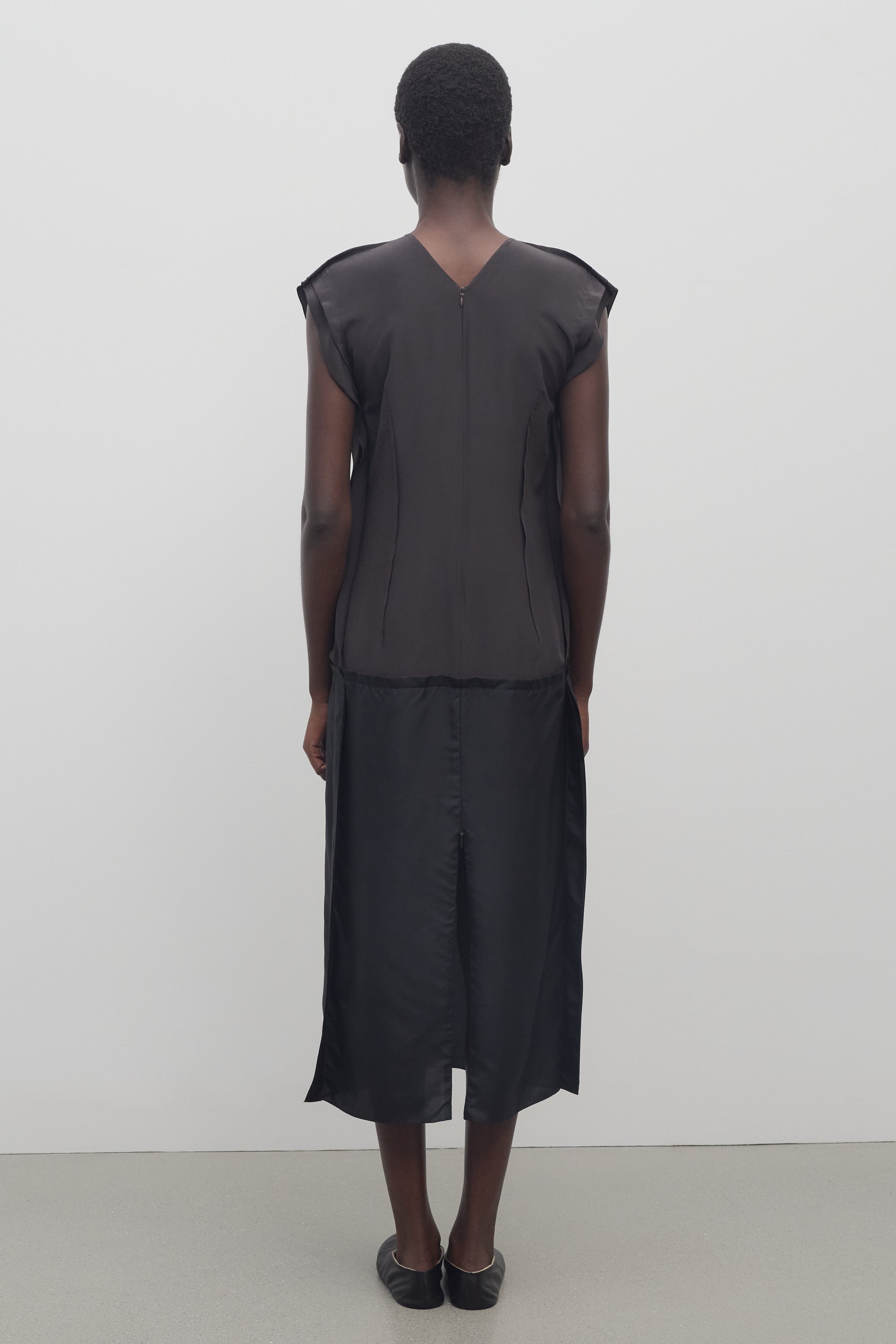 Irena Dress in Viscose and Silk - 6