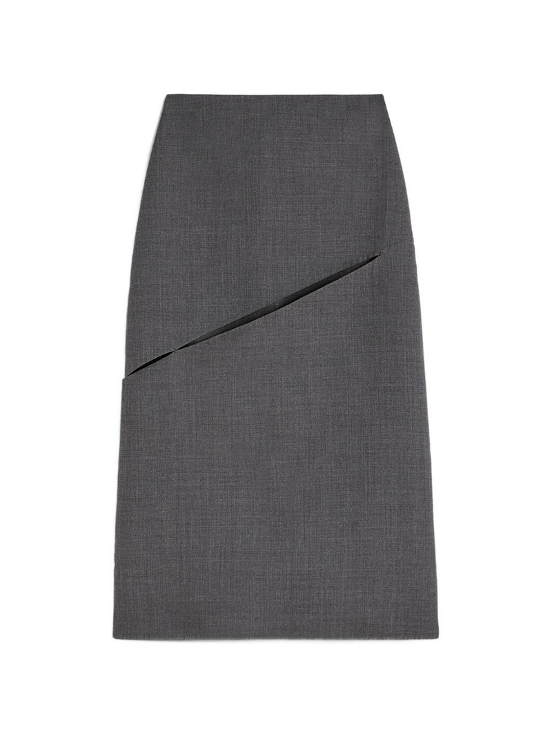 twill pencil skirt 1