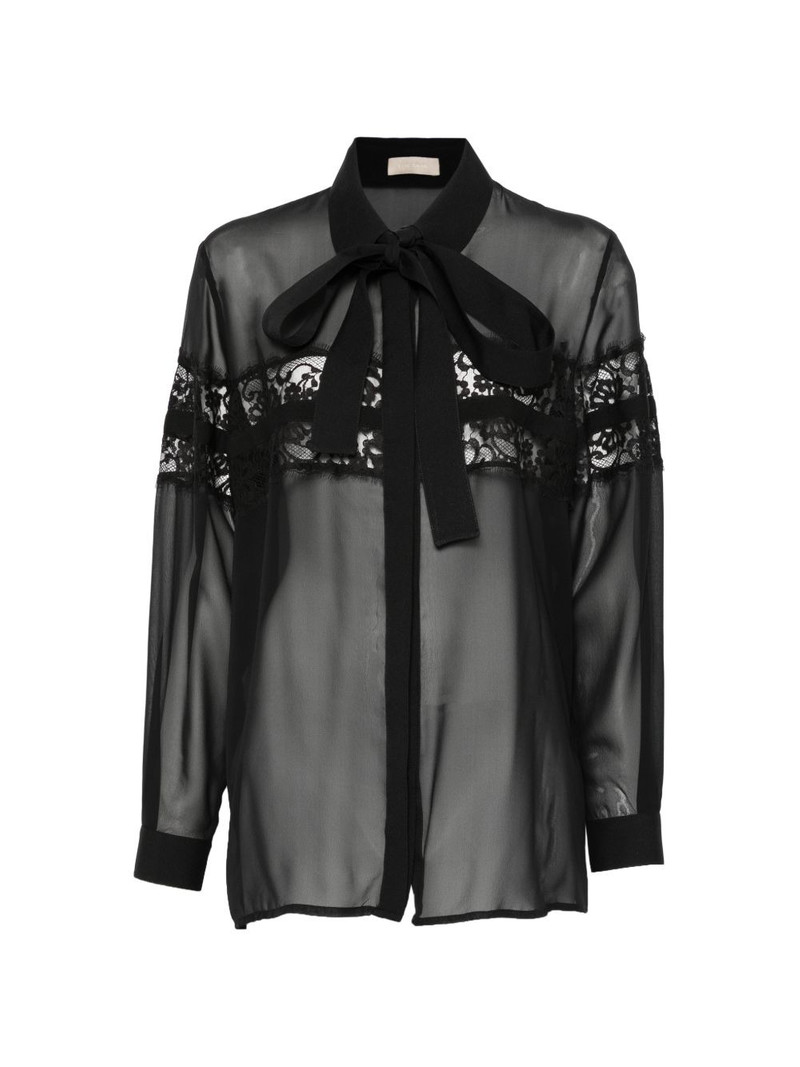lace bow shirt 1