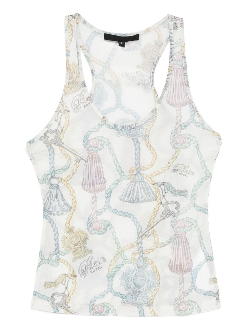 rope-print tank top 1