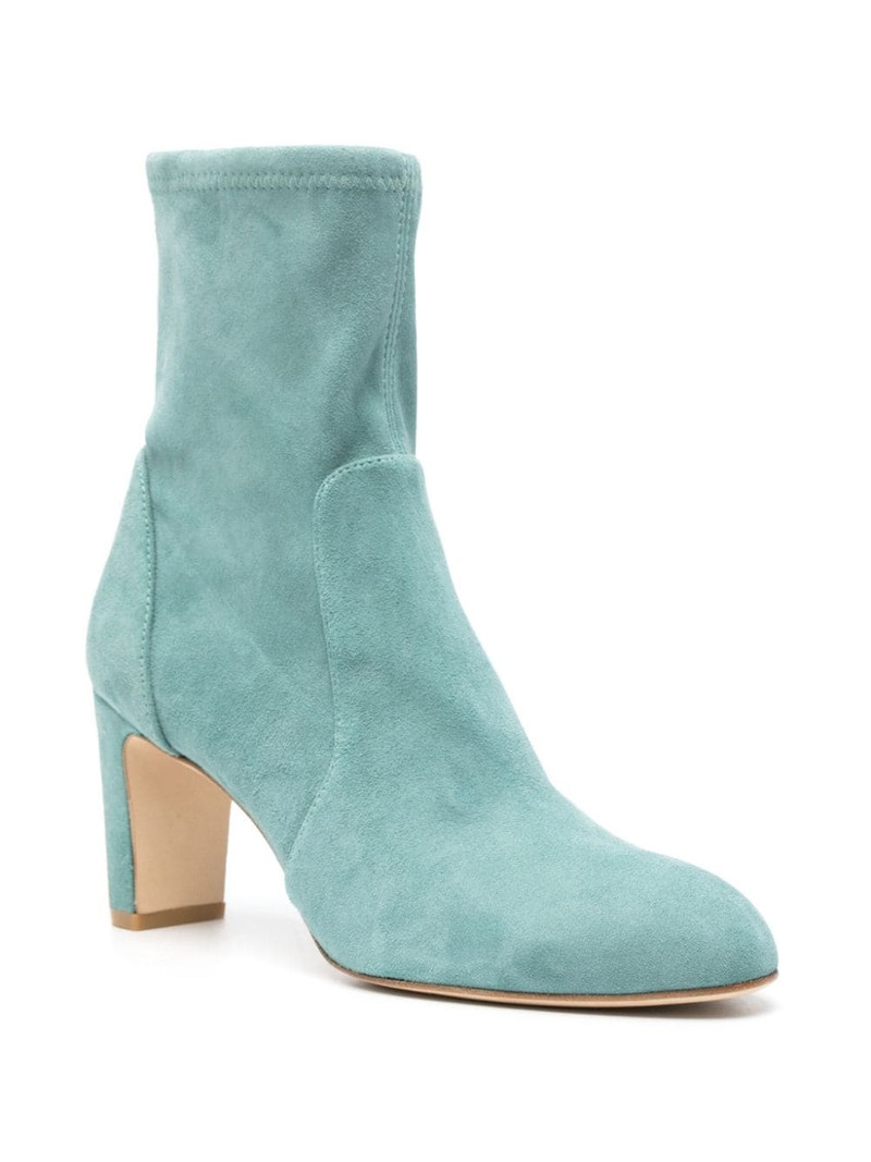 Stuart Weitzman Vida 75mm suede ankle boots outlook