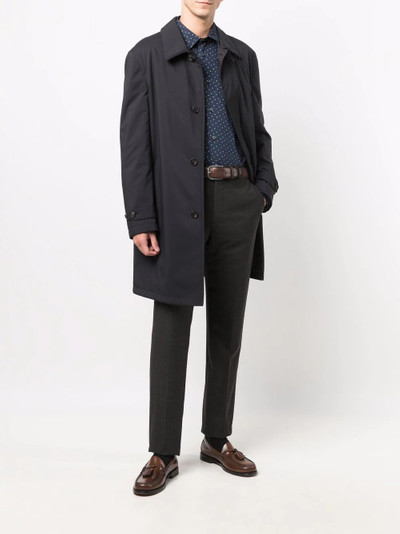 Brioni tailored virgin wool-blend trousers outlook