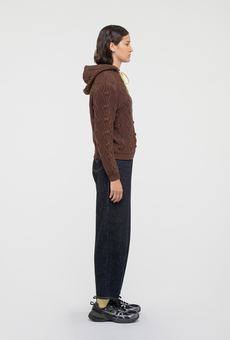 Junie Hoodie - Chocolate Brown 5